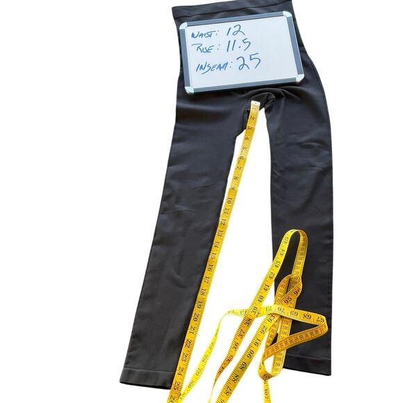 ShaperMint Black High Rise Ankle Length Leggings Size M - Picture 6 of 6